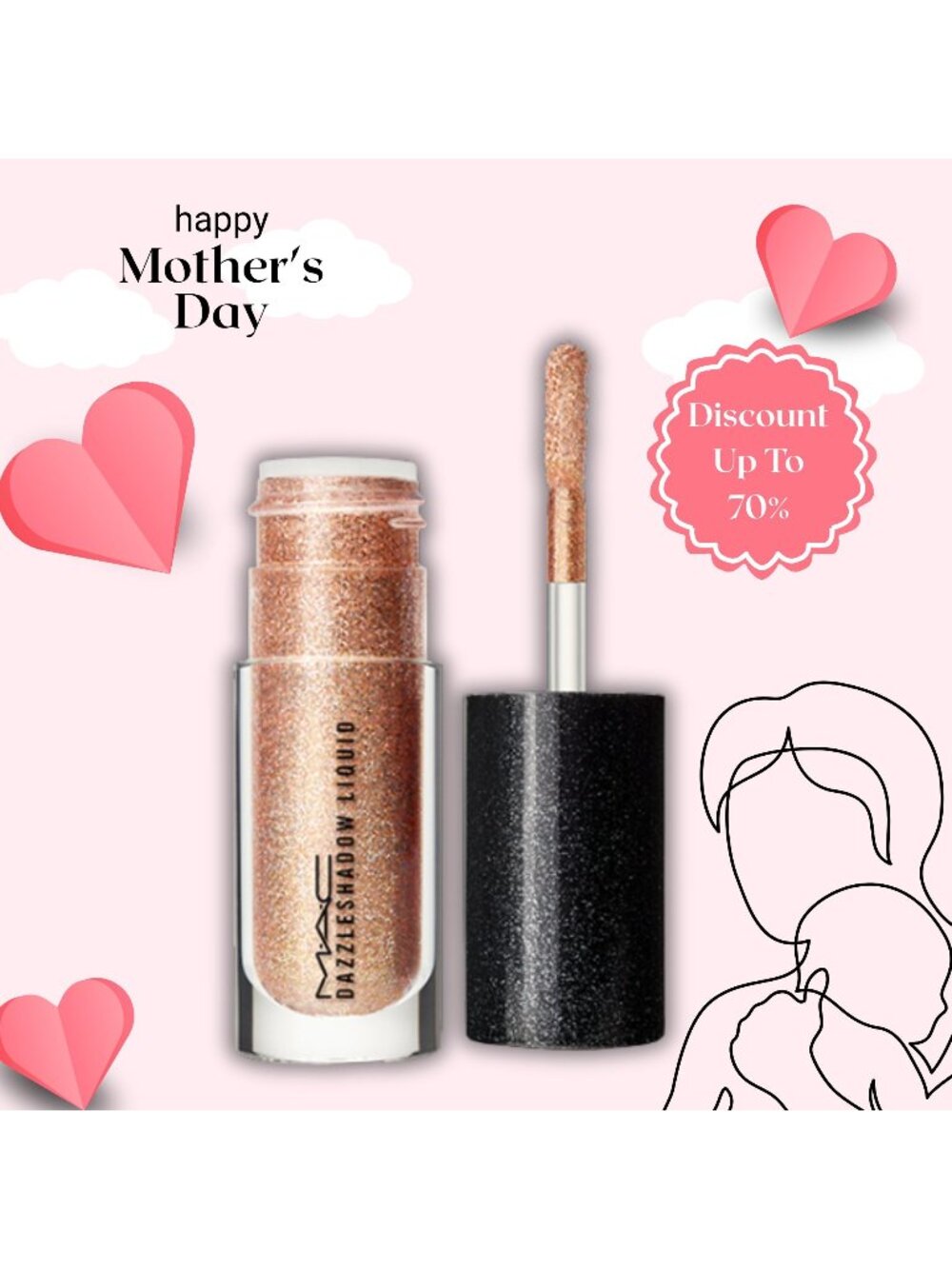 MAC Dazzleshadow Liquid Eyeshadow flash and dash -S